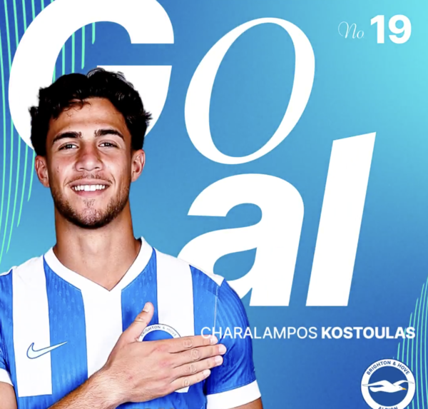 하랄람보스 코스툴라스(브라이턴앤드호브앨비언). 브라이턴앤드호브앨비언 X 캡처