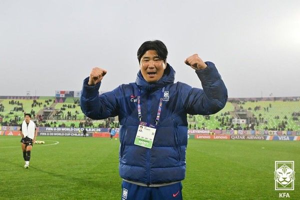 이창원 남자 U20 축구대표팀 감독. 대한축구협회 제공