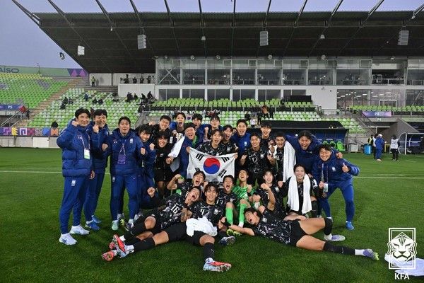 남자 U20 축구대표팀. 대한축구협회 제공