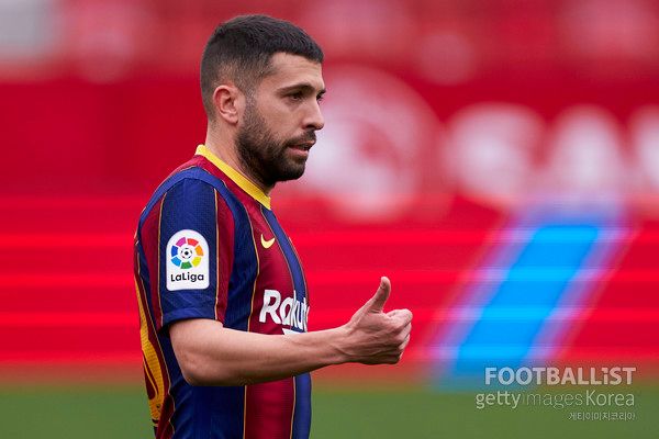 조르디 알바(바르셀로나). 게티이미지코리아