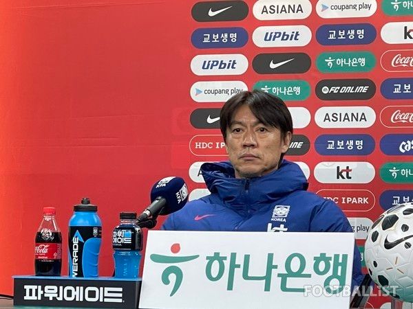 홍명보 남자 축구대표팀 감독. 김희준 기자