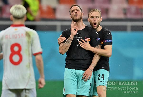 마르코 아르나우토비치(왼쪽, 오스트리아). 게티이미지코리아