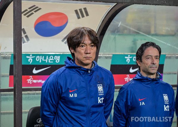 홍명보 남자 축구대표팀 감독. 서형권 기자