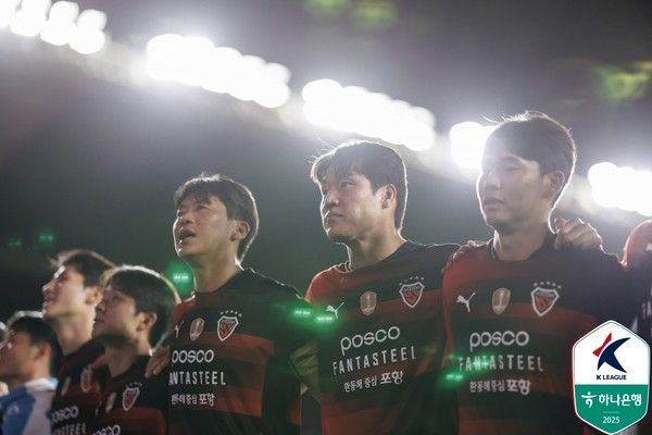 전민광(왼쪽부터), 이호재, 이동희(이상 포항스틸러스). 한국프로축구연맹 제공