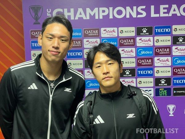 오세훈(왼쪽), 나상호(이상 마치다젤비아). 김희준 기자