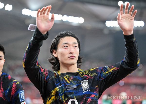 조규성(남자 축구대표팀). 서형권 기자