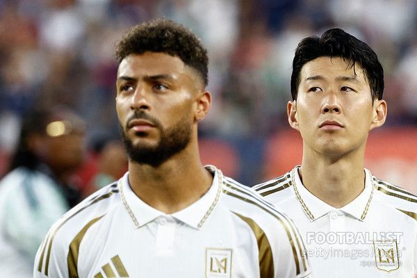 데니 부앙가와 손흥민(이상 LAFC). 게티이미지코리아