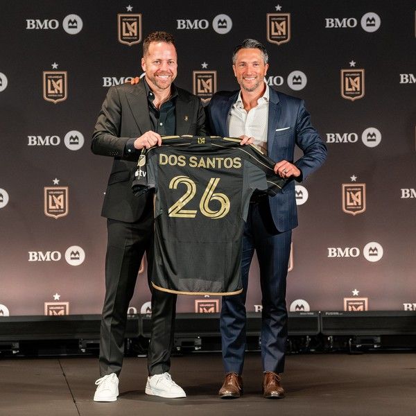 마크 도스 산토스 감독(왼쪽), 존 토링턴 단장(이상 LAFC). LAFC X 캡처