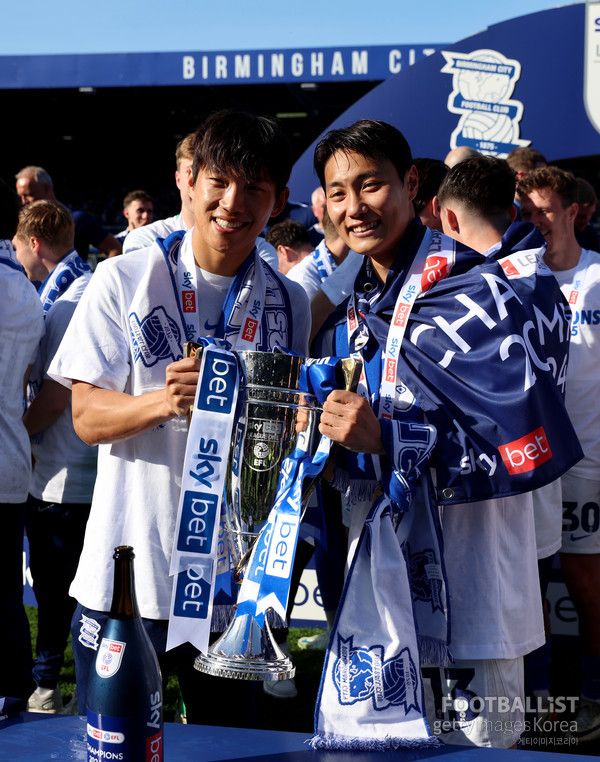 이명재(왼쪽), 백승호(이상 당시 버밍엄시티). 게티이미지코리아