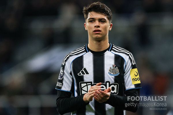 루이스 마일리(뉴캐슬유나이티드). 게티이미지코리아