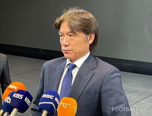 홍명보 남자 축구대표팀 감독. 김희준 기자