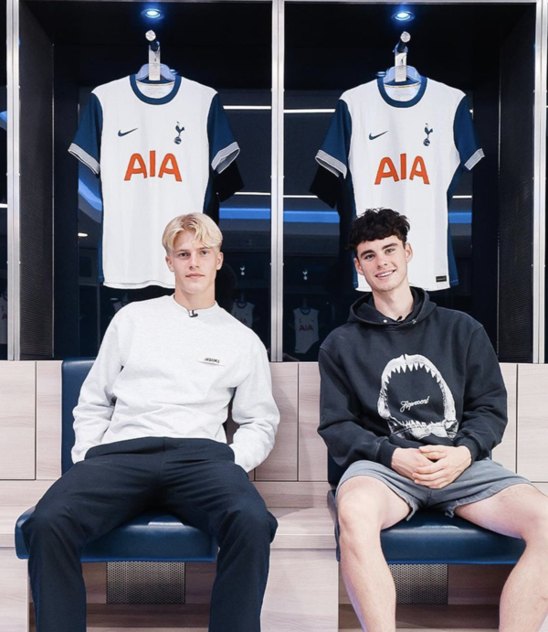 루카스 베리발, 아치 그레이(왼쪽부터, 이상 토트넘홋스퍼). 토트넘홋스퍼 인스타그램 캡처