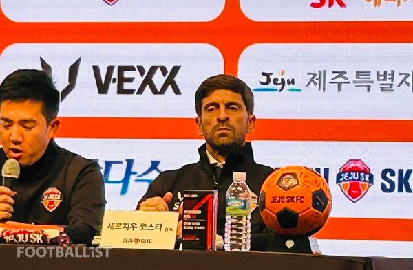 세르지우 코스타 제주SK 감독. 김정용 기자