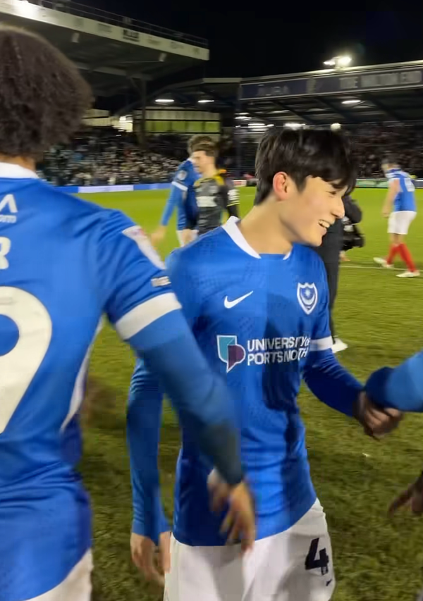 양민혁(포츠머스). 포츠머스 인스타그램 캡처