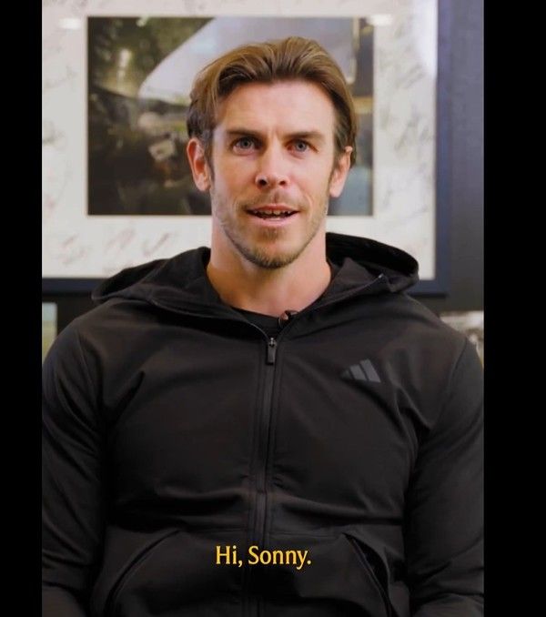 손흥민에게 메시지를 남긴 가레스 베일. 토트넘홋스퍼 X 캡처