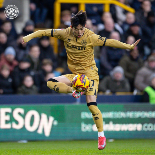 양민혁. 퀸즈파크레인저스 공식 홈페이지 캡처