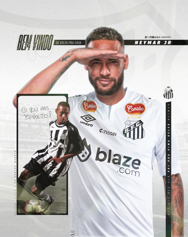 네이마르. 산투스 X 캡처