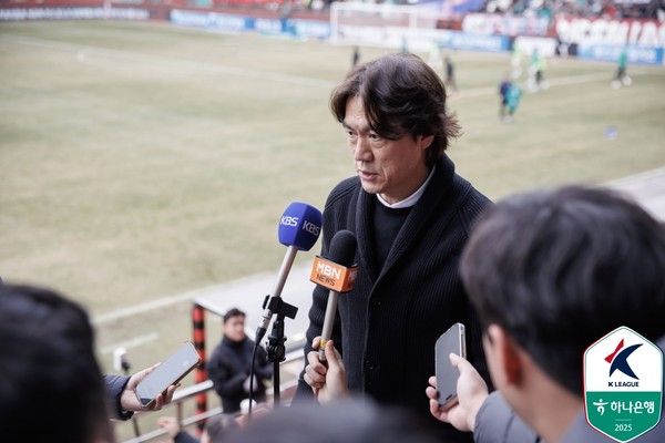 홍명보 대한민국 남자 축구대표팀 감독. 한국프로축구연맹 제공