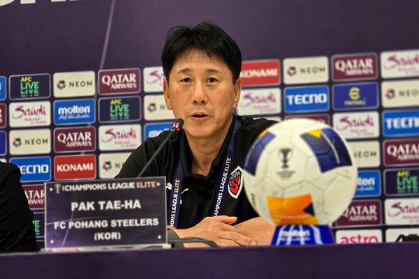 박태하 포항스틸러스 감독. 포항스틸러스 제공