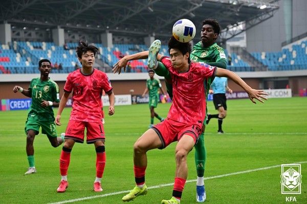 김서진(U20 남자대표팀). 대한축구협회 제공