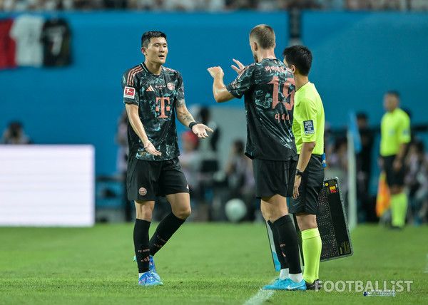 김민재(왼쪽), 에릭 다이어(오른쪽, 바이에른 뮌헨). 서형권 기자