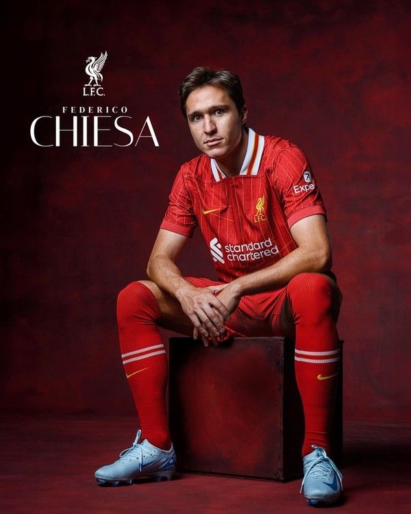 페데리코 키에사(리버풀). 리버풀 공식 X 캡처