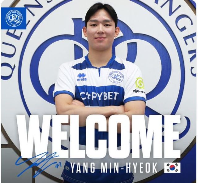 양민혁(퀸스파크레인저스). 퀸스파크레인저스 X 캡처