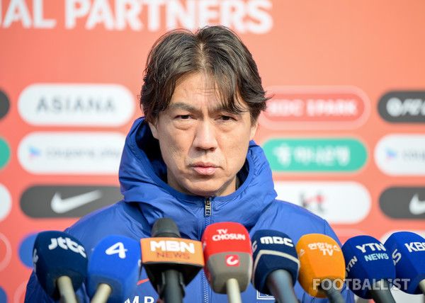 홍명보 대한민국 남자 축구대표팀 감독. 서형권 기자