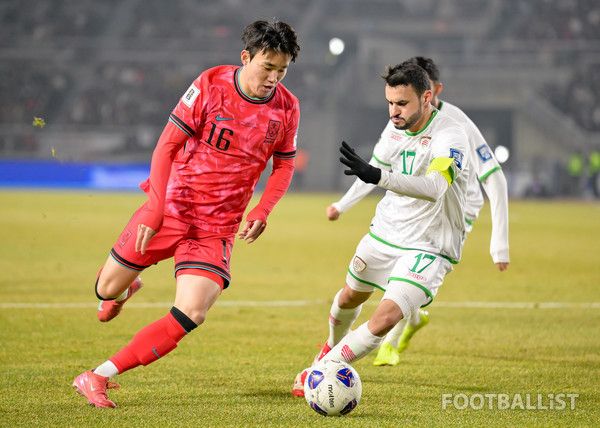 양현준(왼쪽, 대한민국 남자 축구대표팀). 서형권 기자