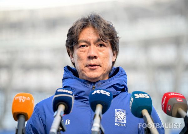 홍명보 대한민국 남자 축구대표팀 감독. 서형권 기자