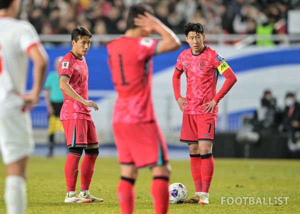 이태석(왼쪽), 손흥민(이상 대한민국 남자 축구대표팀). 서형권 기자