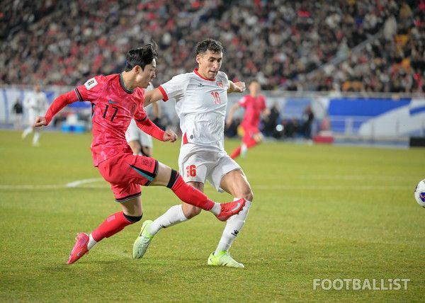 양민혁(왼쪽, 대한민국 남자 축구대표팀). 서형권 기자