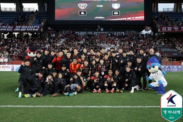포항스틸러스. 한국프로축구연맹 제공