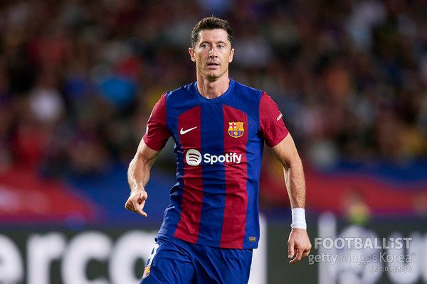 로베르트 레반도프스키(바르셀로나). 게티이미지코리아