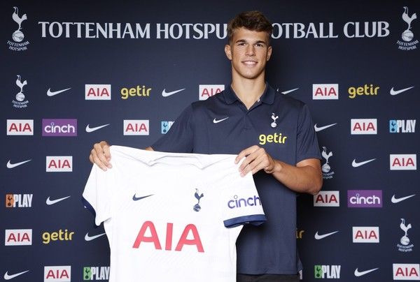 루카 부스코비치. 토트넘홋스퍼 홈페이지 캡처