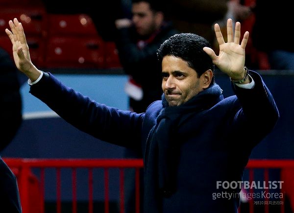 나세르 알켈라이피 파리생제르맹 회장. 게티이미지코리아