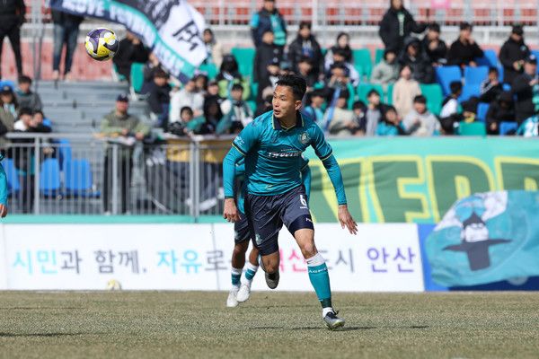 김현태(안산그리너스). 한국프로축구연맹 제공