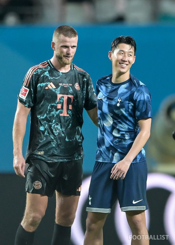 에릭 다이어(왼쪽, 바이에른 뮌헨), 손흥민(오른쪽, 토트넘 홋스퍼). 서형권 기자