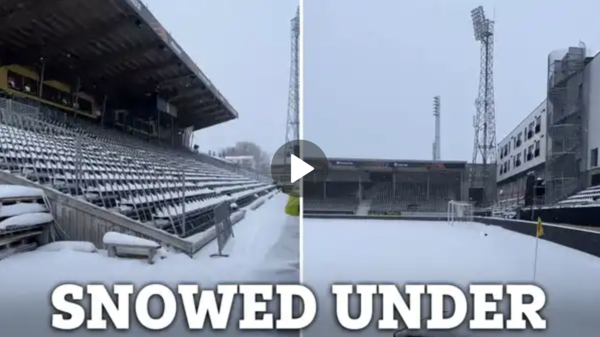 보되글림트 홈구장 아스미라 스타디온. 영국 '더 선' 캡처