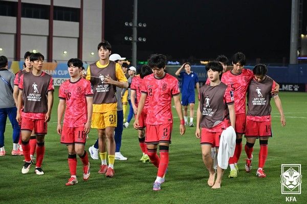 대한민국 U17 축구대표팀. 대한축구협회 제공
