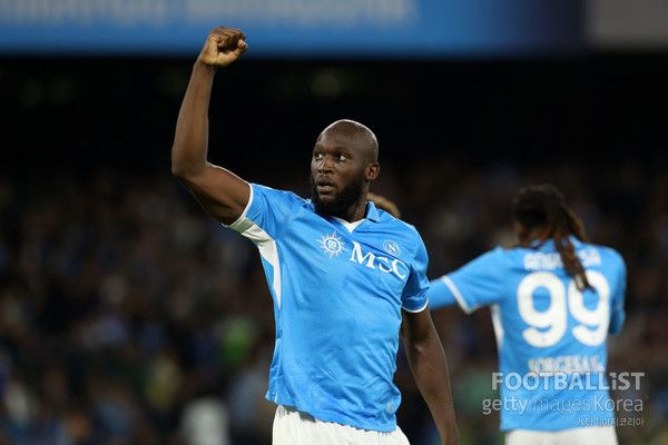 로멜루 루카쿠(나폴리). 게티이미지코리아