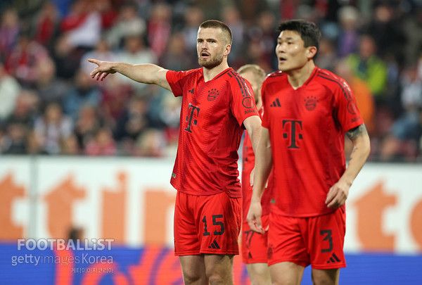 에릭 다이어(왼쪽)와 김민재(이상 바이에른뮌헨). 게티이미지코리아