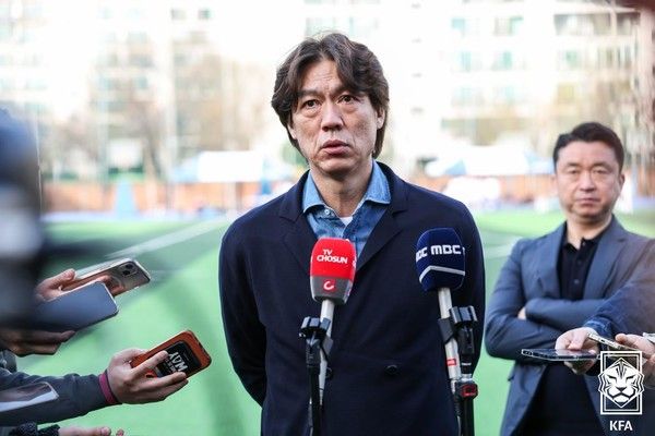 홍명보 대한민국 남자 축구대표팀 감독. 대한축구협회 제공
