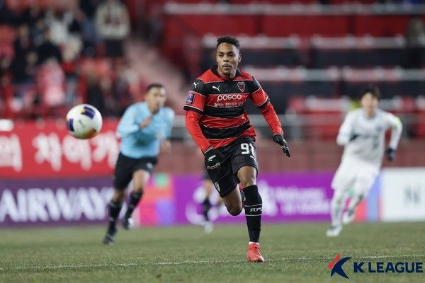 주닝요(포항스틸러스). 한국프로축구연맹 제공