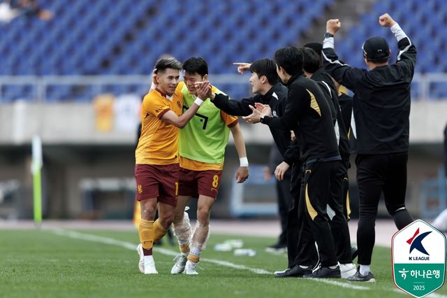 헤이스(광주FC). 한국프로축구연맹 제공
