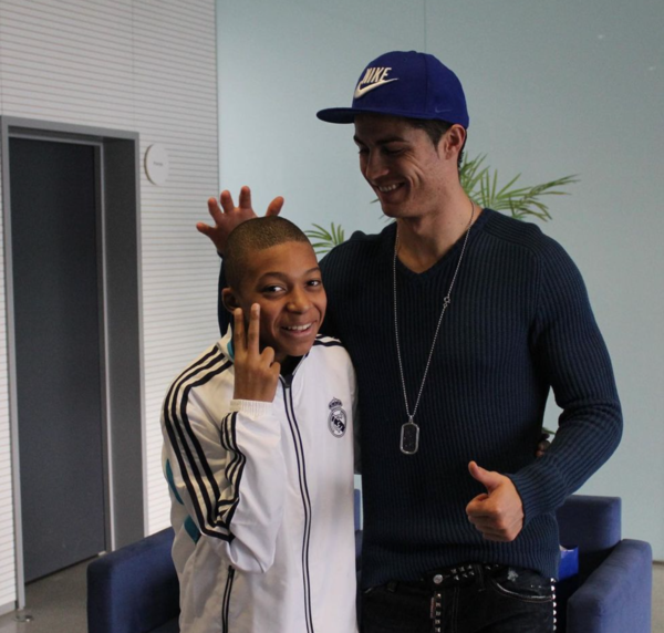 킬리안 음바페(왼쪽), 크리스티아누 호날두. 킬리안 음바페 인스타그램 캡처