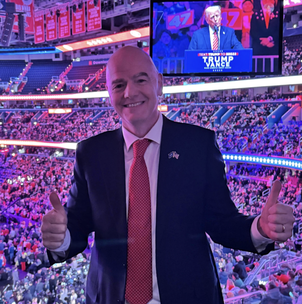 잔니 인판티노 국제축구연맹(FIFA) 회장. 잔니 인판티노 인스타그램 캡처