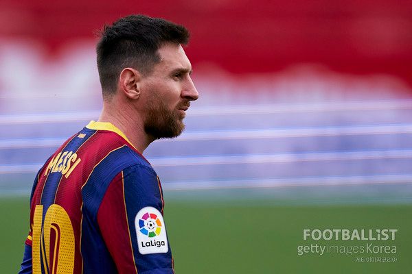 리오넬 메시(당시 바르셀로나). 게티이미지코리아