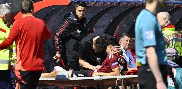 지난 4월 분데스리가2 파더보른전에서 무릎을 다친 카스트로프. 이 부상으로 시즌아웃됐다. 뉘른베르크 공식 SNS