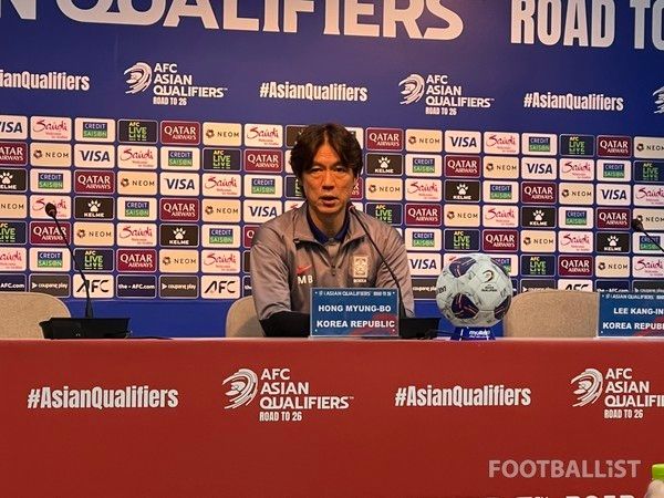 홍명보 남자 축구대표팀 감독. 김희준 기자